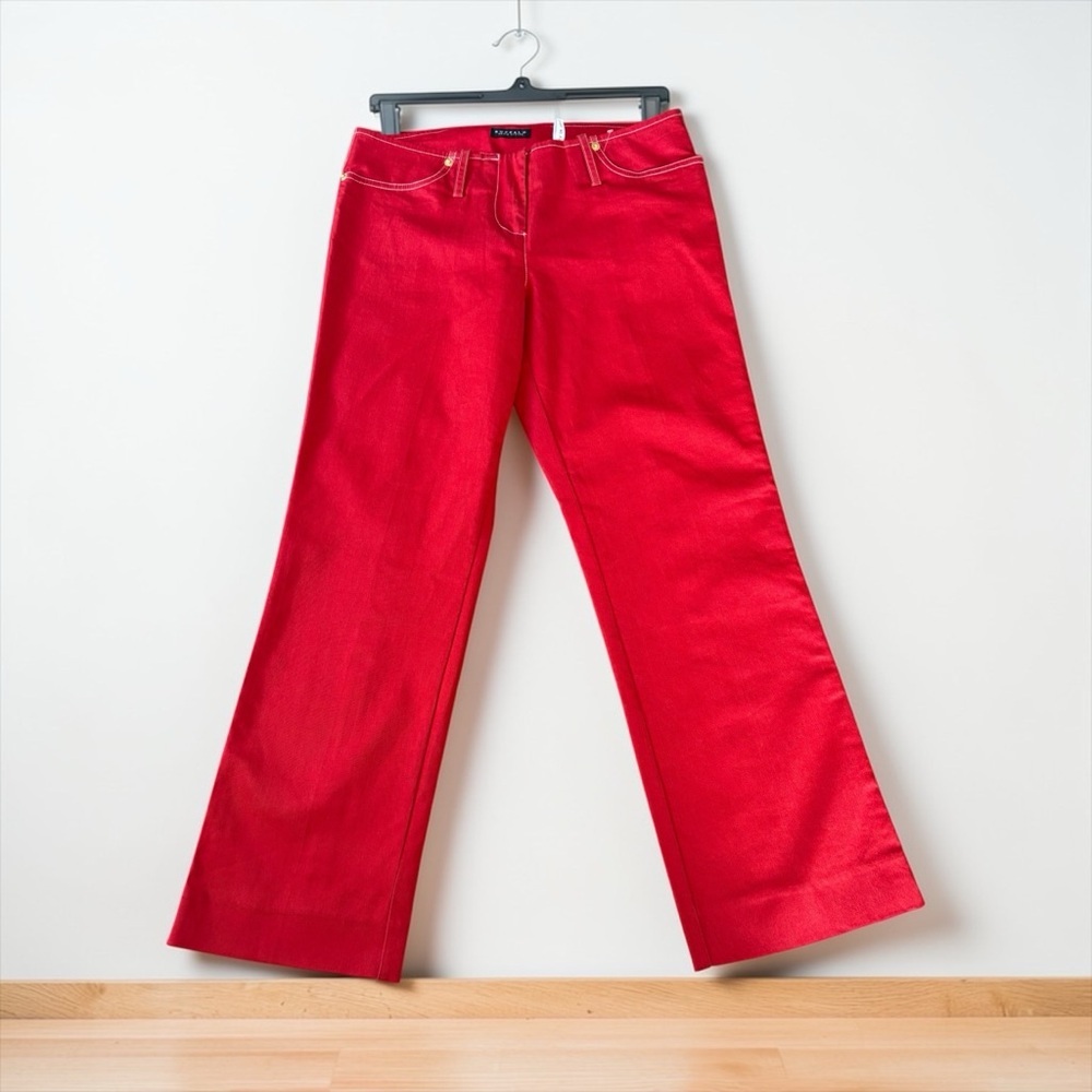NEW, Buffalo David Bitton, Red Bootcut Stretch Jeans, Size 4